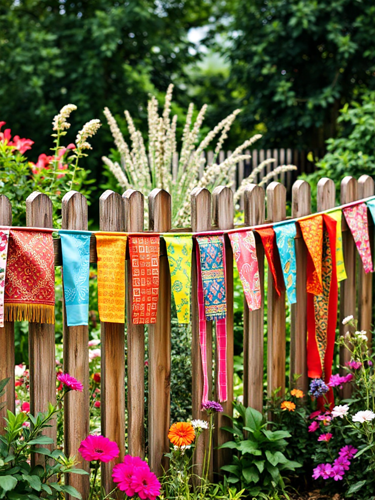 Boho Garden Fence Ideas