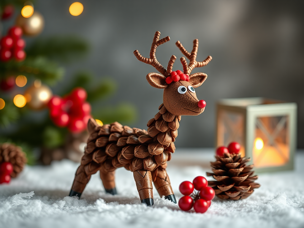 Image for Pine Cone Reindeer: