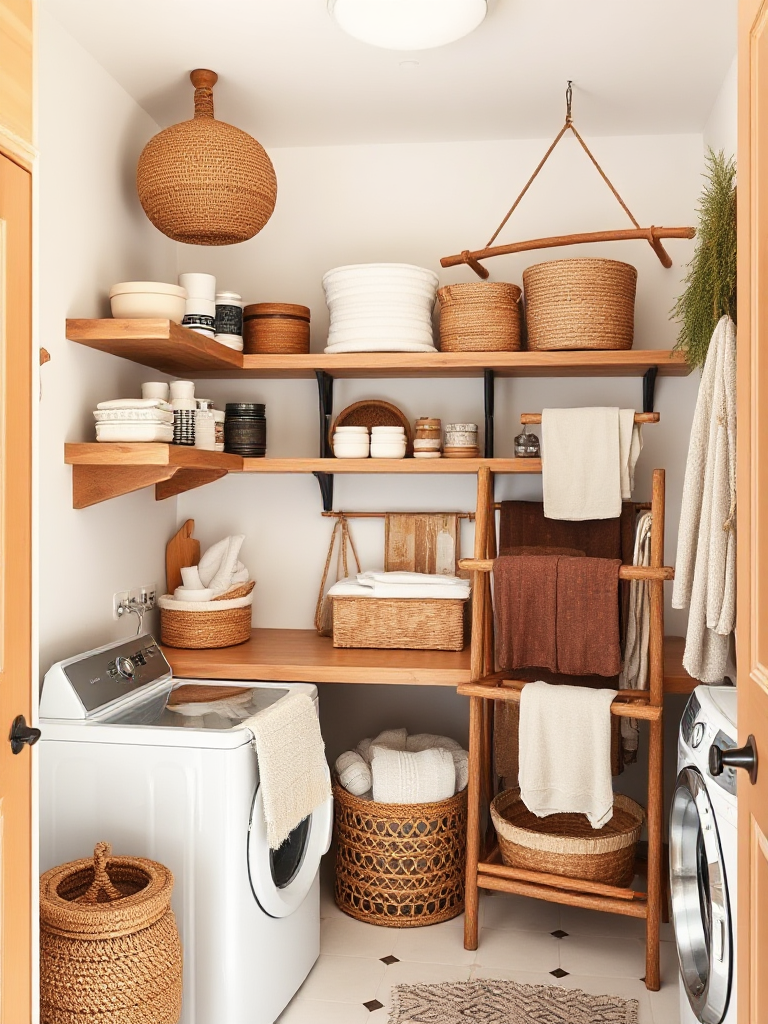 Boho Laundry Room Ideas