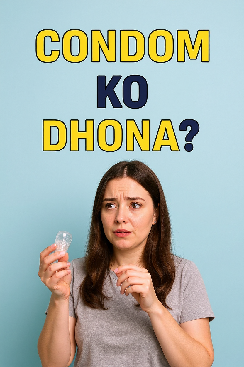 condom ko dhona?