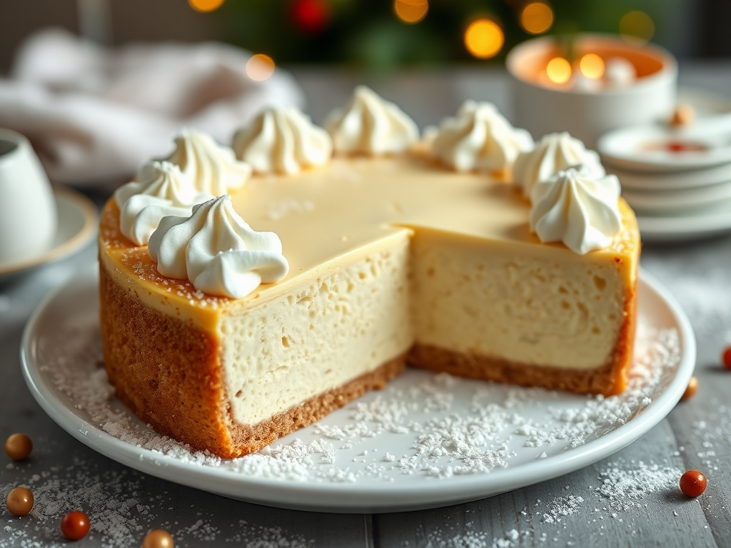 Image for Eggnog Cheesecake: