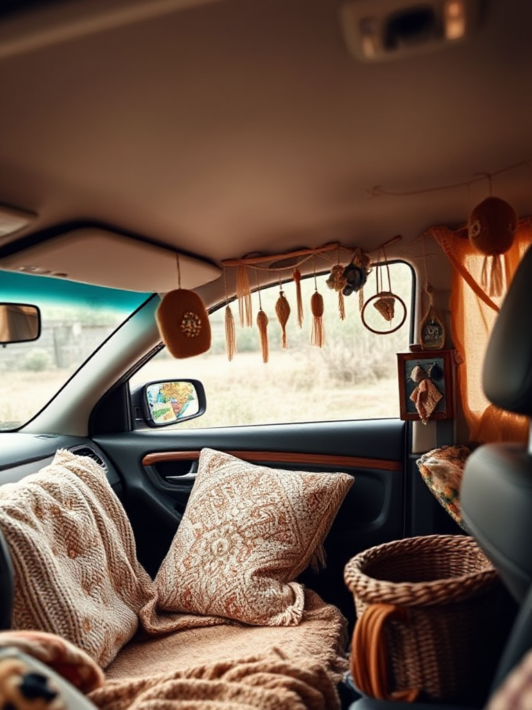 Boho Car Interior Ideas