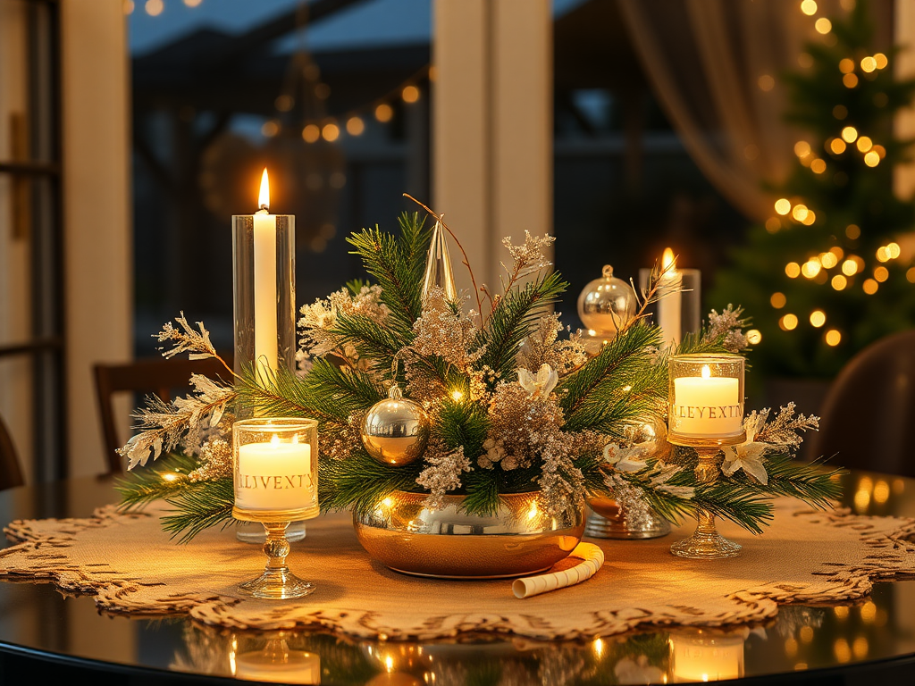 Image for Silver and Gold Centerpiece