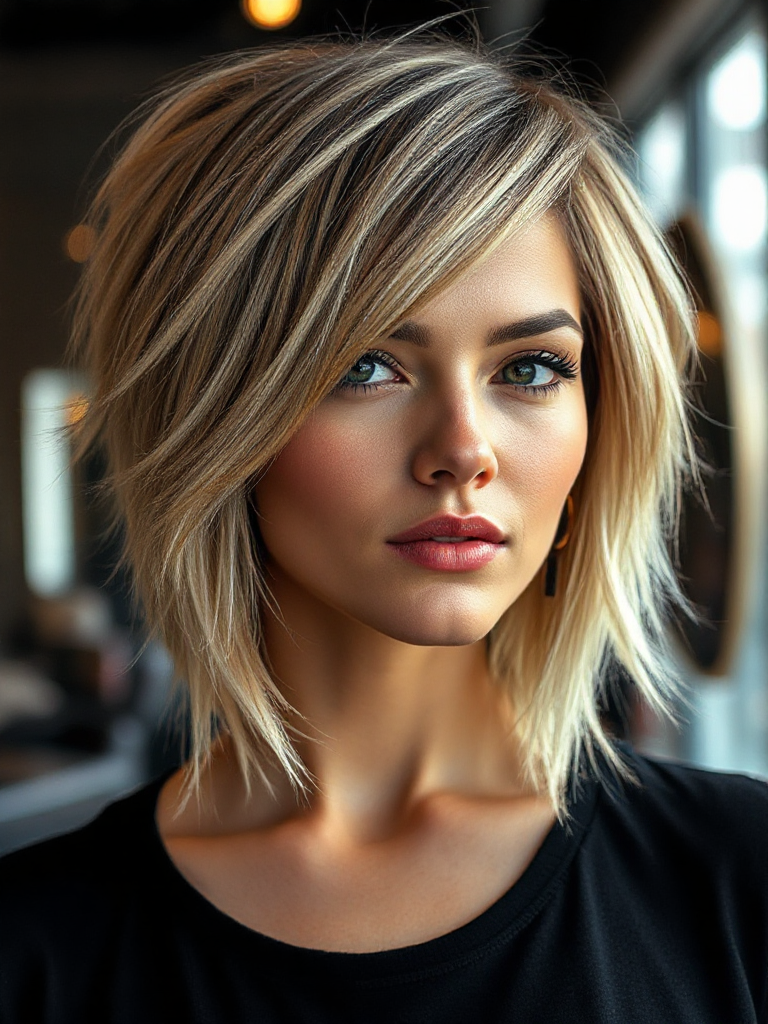 Medium Layered Haircuts