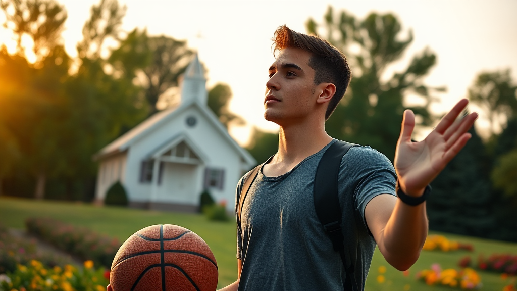 기도하는 AJ 그리핀