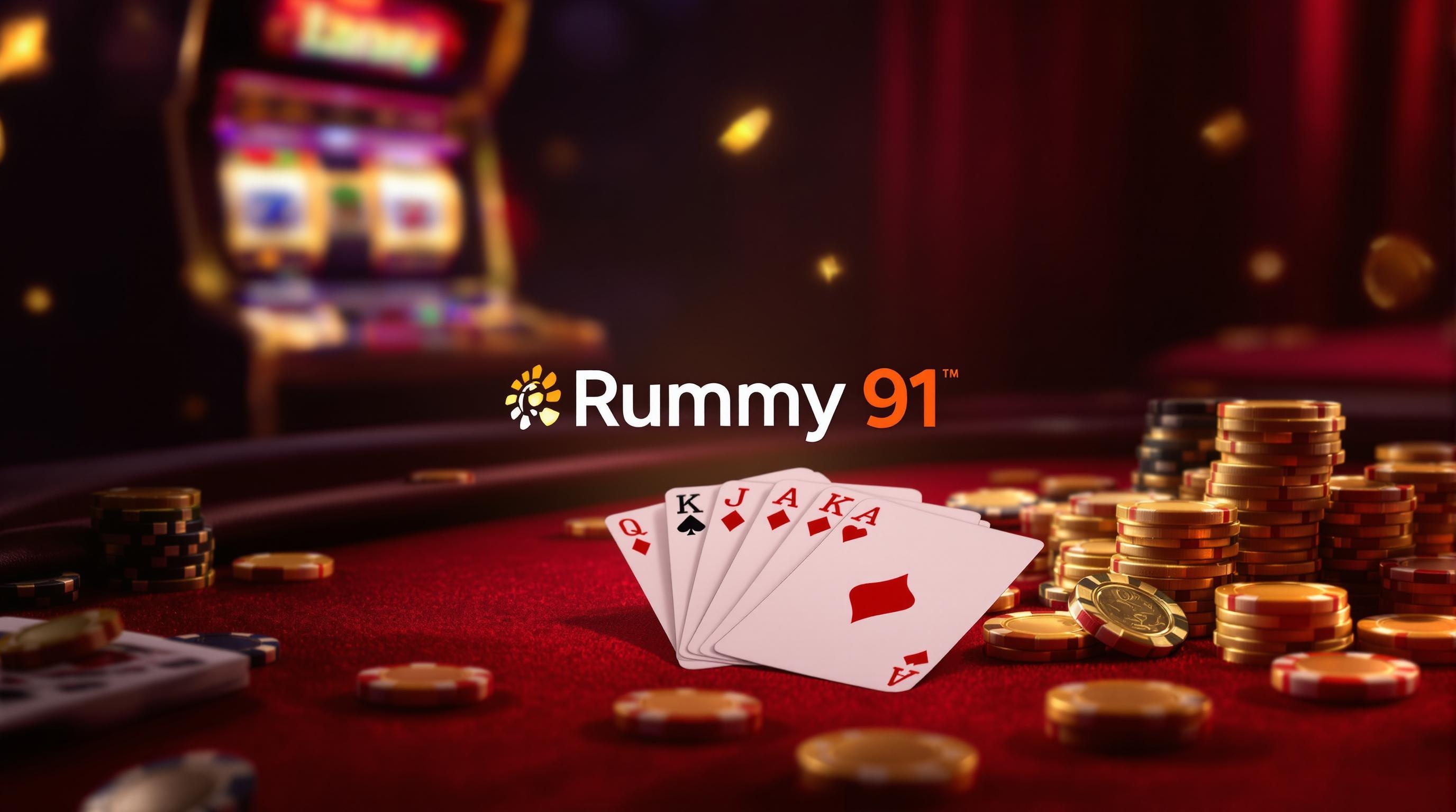Rummy 91 - Play Real Rummy & Top Slot Games for Cash Banner