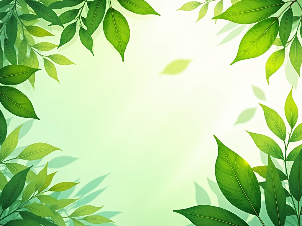 Lush Vibrant Green Leaves Wallpapers