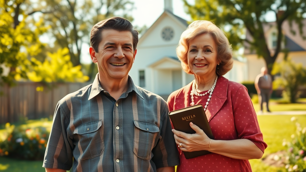 레이건 대통령과 가족