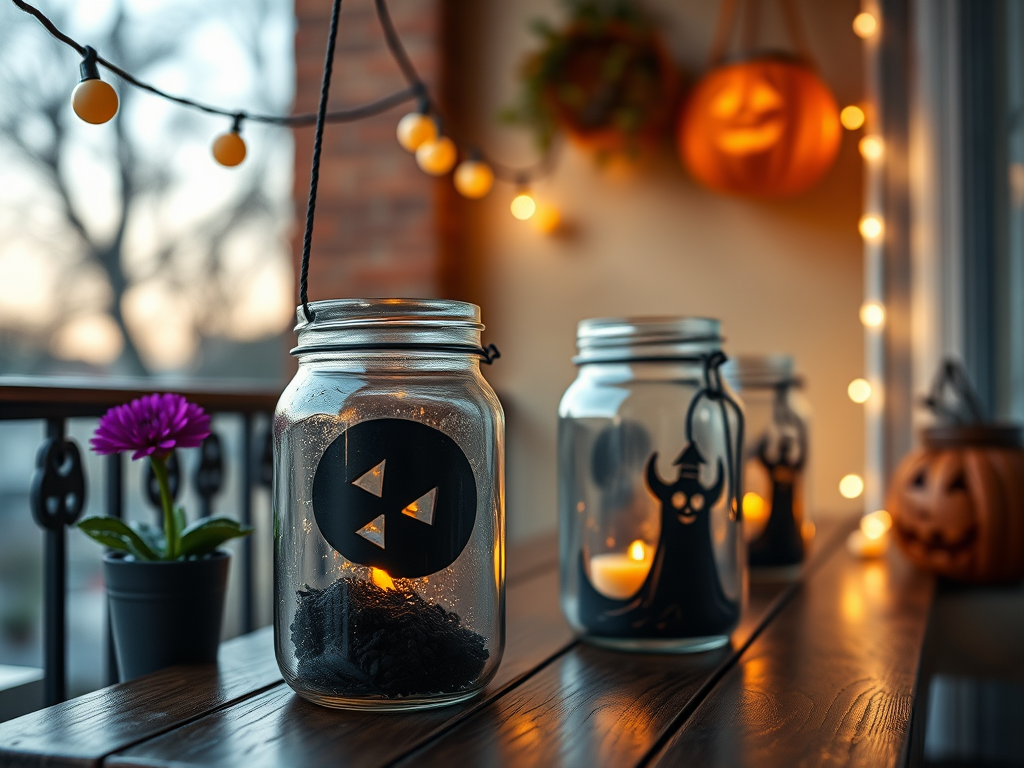 Image for Spooky Mason Jar Lanterns