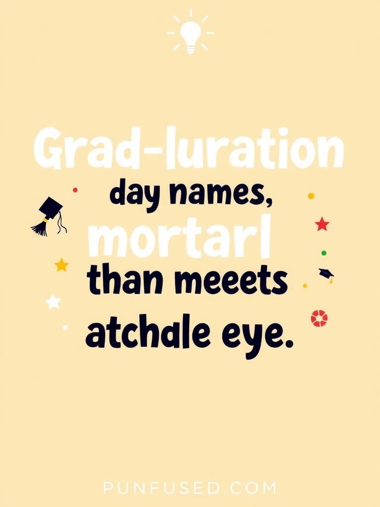 graduation puns