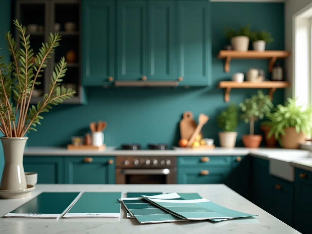 Finding the Perfect Deep Teal for Your Kitchen