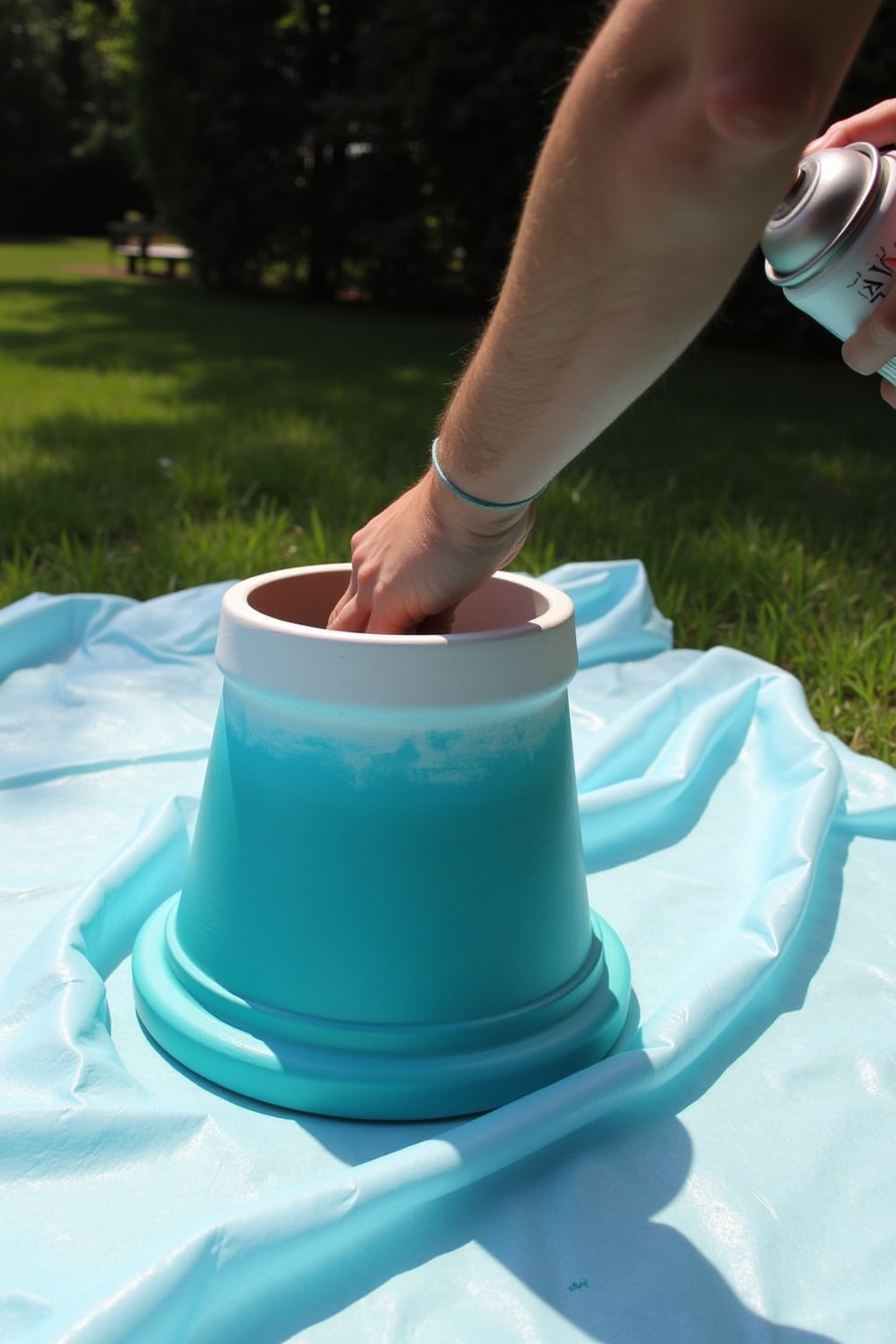 Misty Ombre Spray Technique