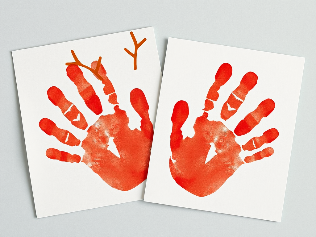 Image for Reindeer Handprint Cards