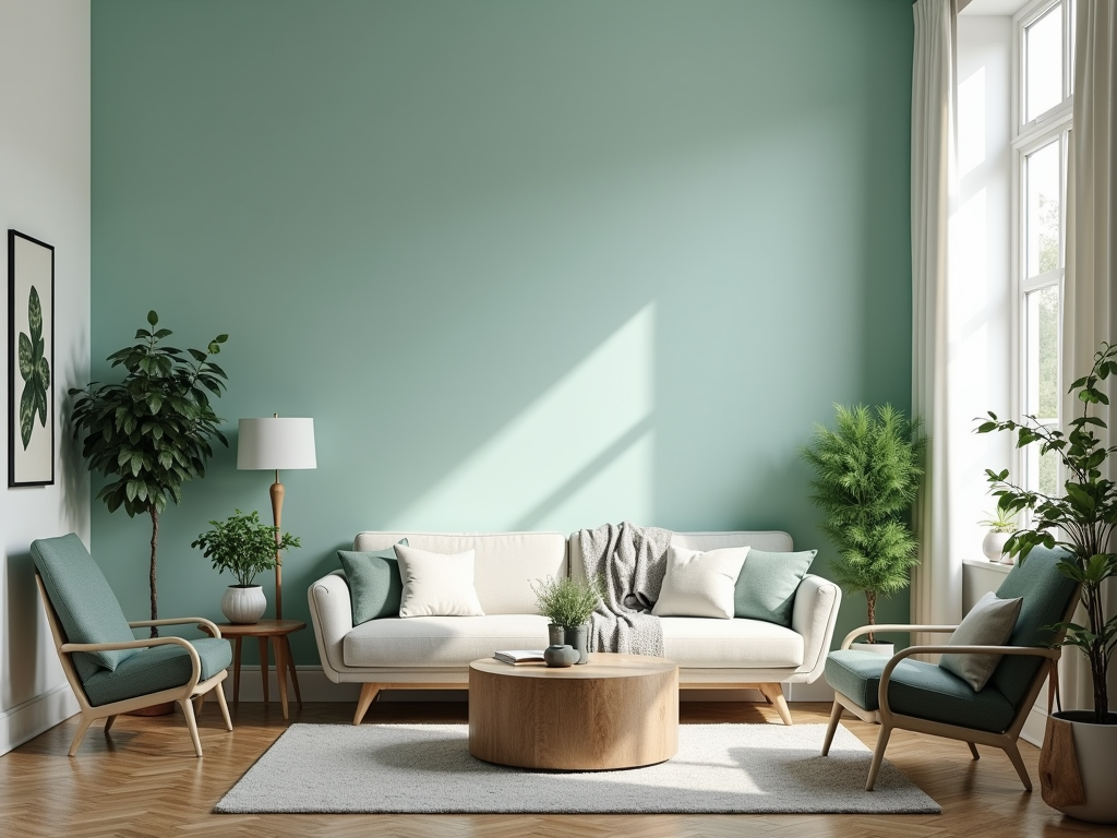 Transform Your Space with Bold Misty Seafoam Walls