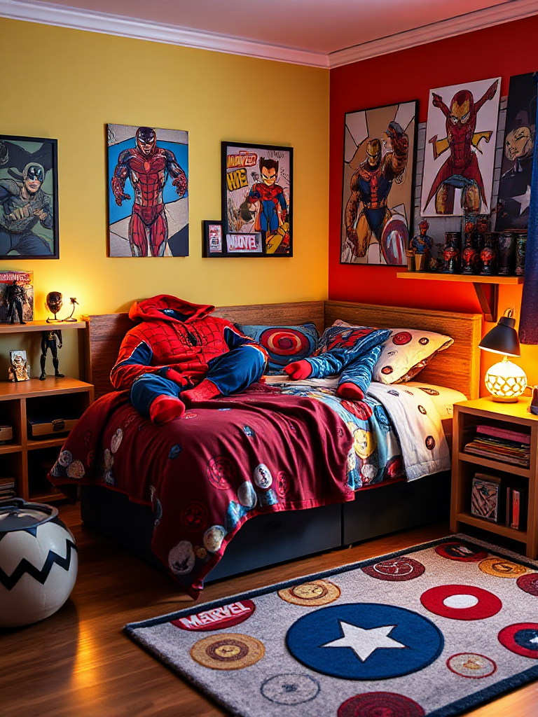 Marvel Bedroom Ideas For Boys