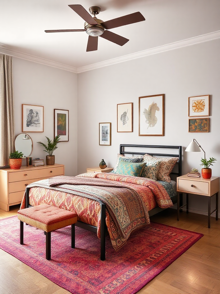 Eclectic bedroom ideas