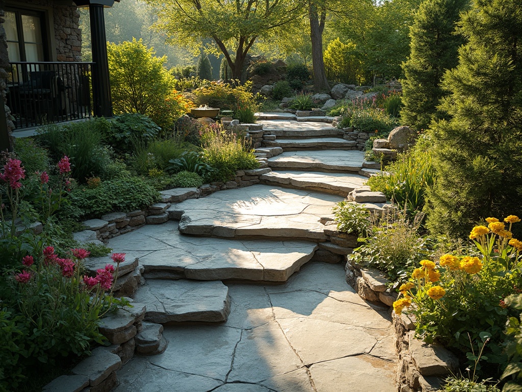 Terraced Stone Pathways
