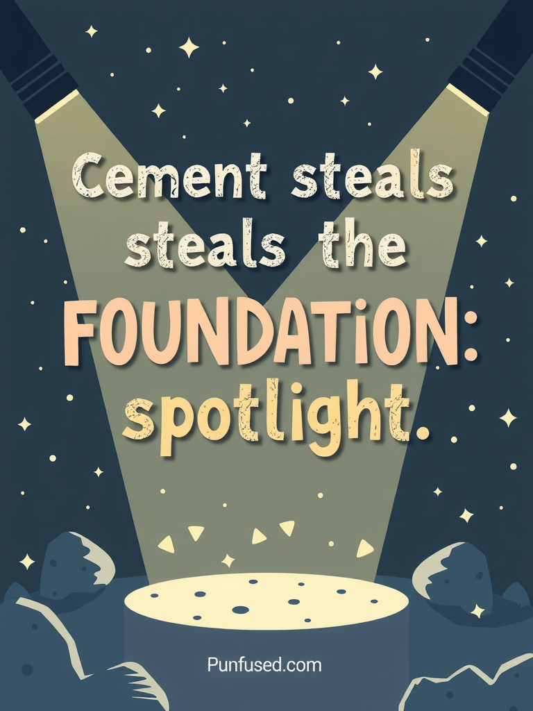 cement puns