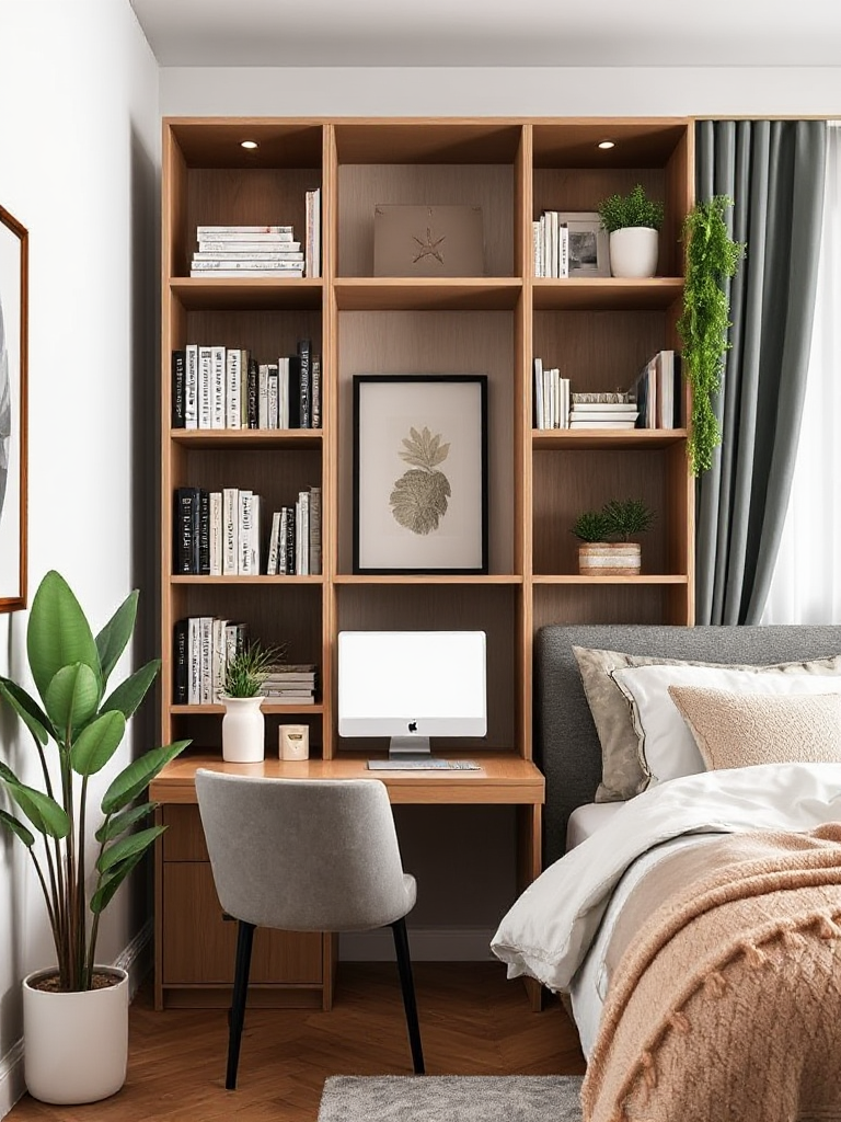 Bedroom Bookshelves Ideas