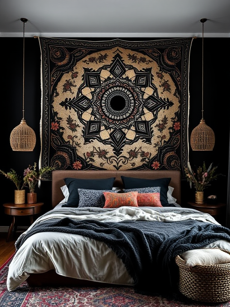 Dark Boho Bedroom Ideas