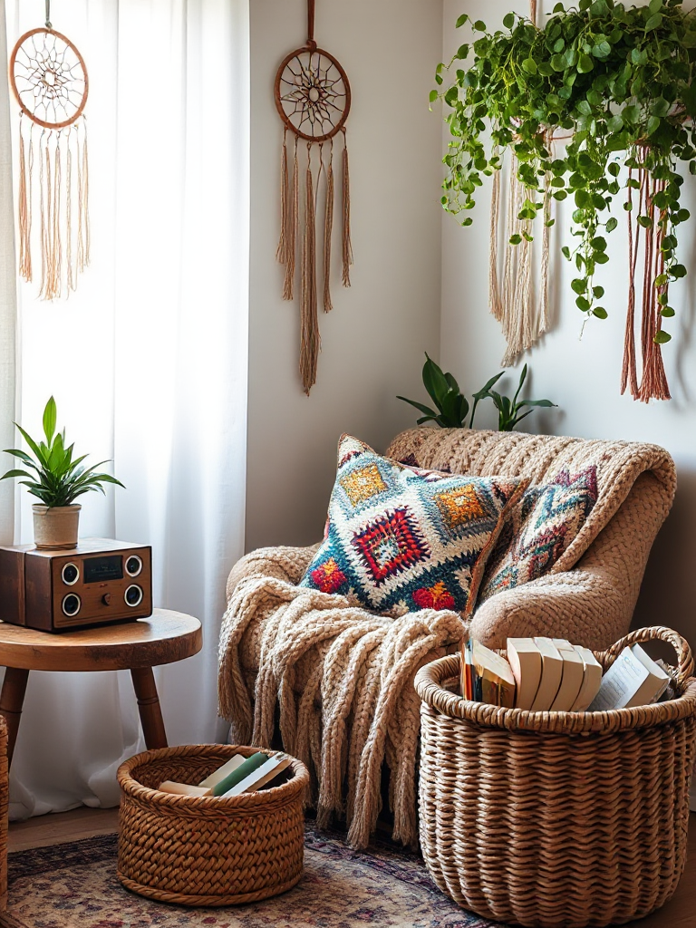 Boho Reading Nook