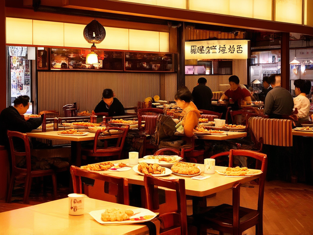Kushikatsu Daruma Restaurant Interior