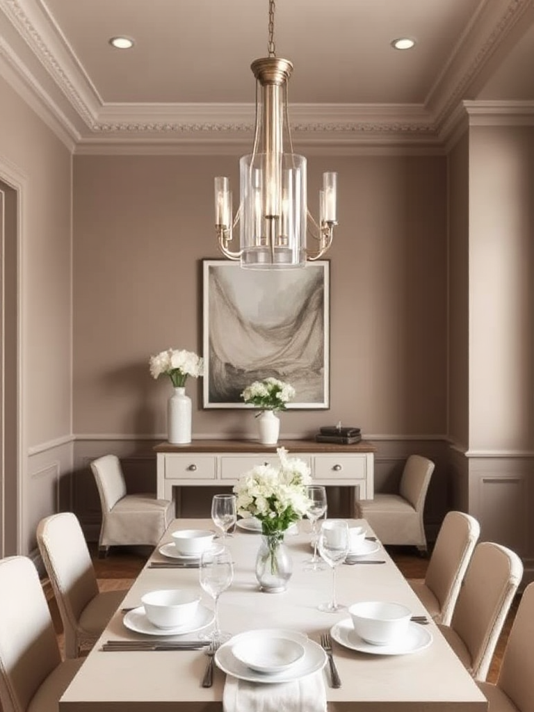 Inviting Neutral Dining Room Ideas