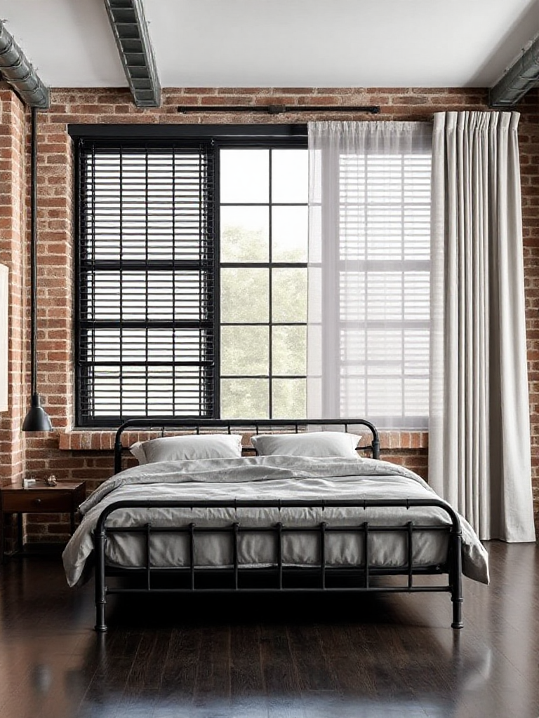 Modern industrial bedroom ideas