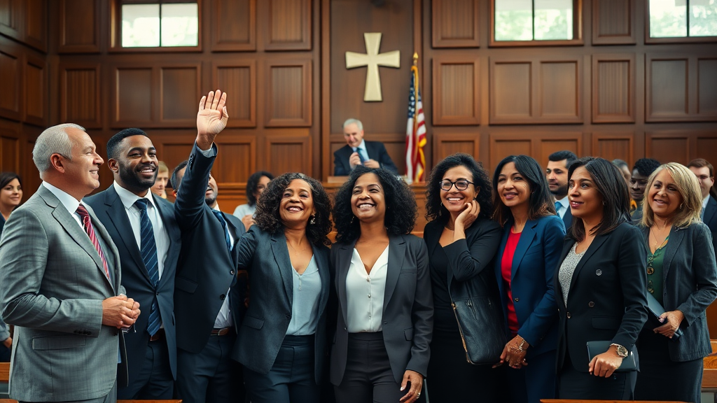 기도하는 기독교 기업 모습