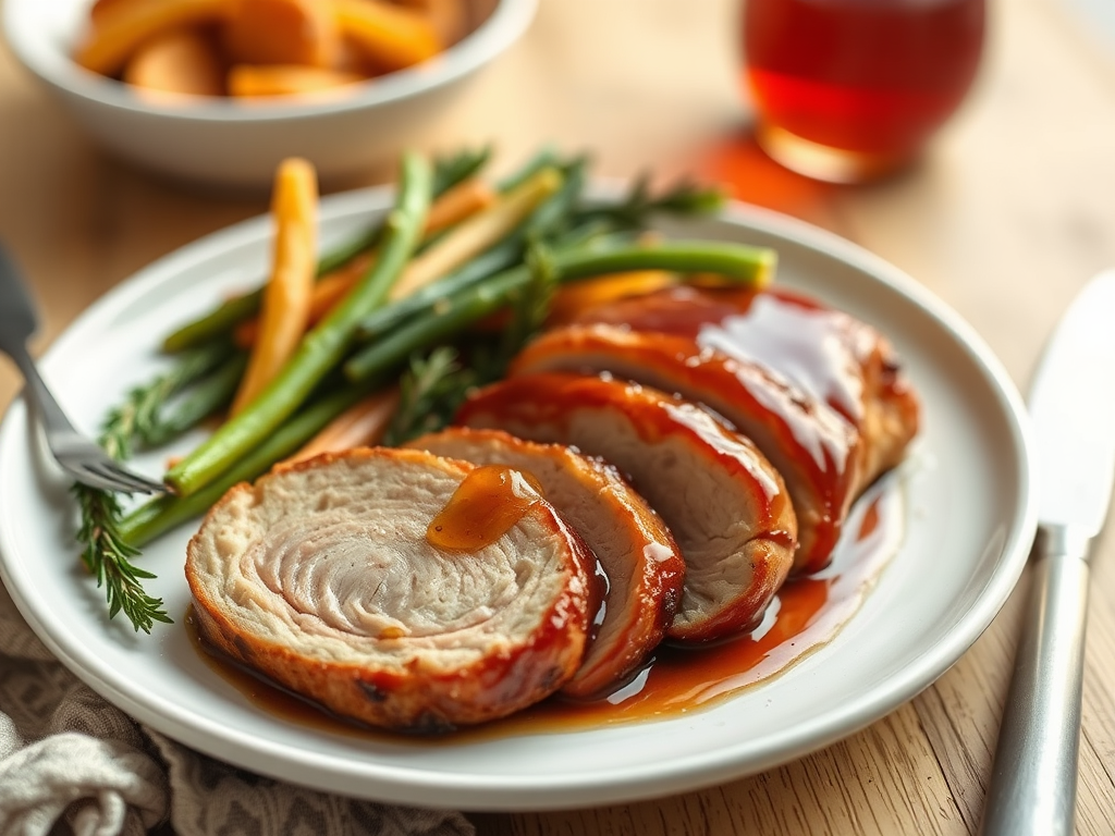 Image for Pork Tenderloin with Apple Cider Glaze: