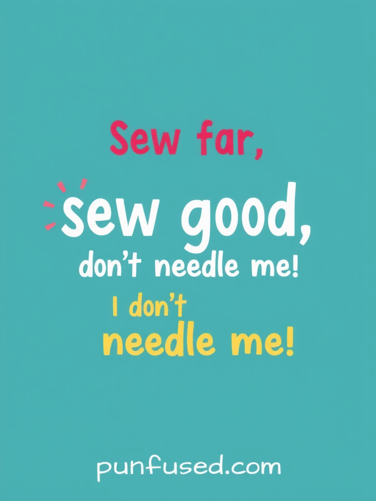 sewing puns