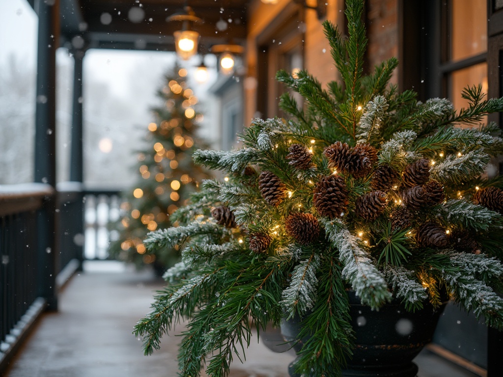 Evergreen and Pinecone Mix Image