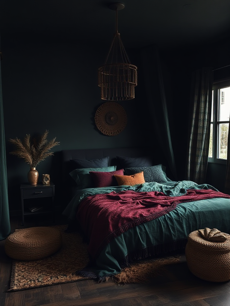 Dark Boho Bedroom Ideas