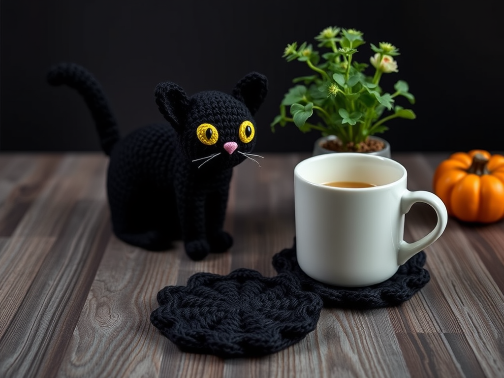 Image for Black Cat Coasters: