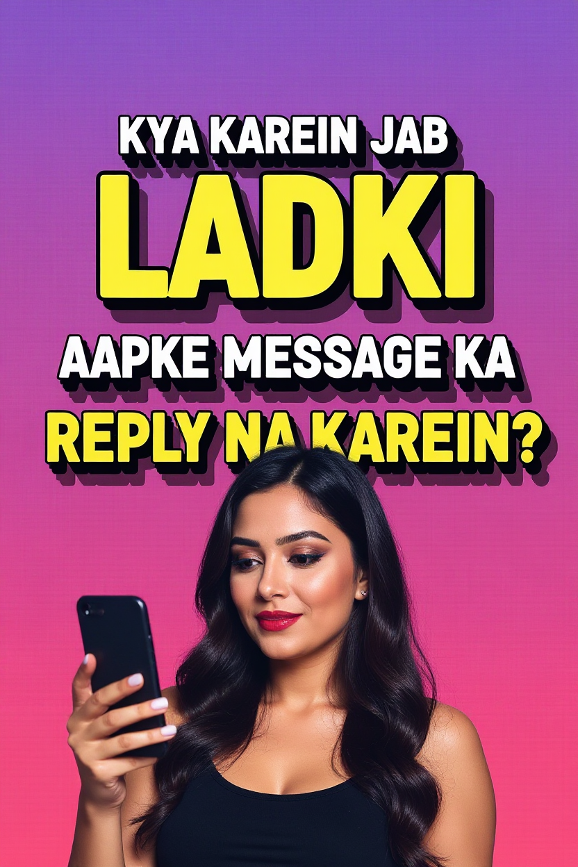Kya karein jab ladki aapke message ka reply na karein?