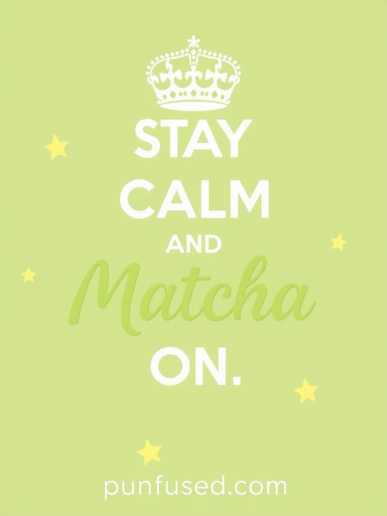 matcha puns