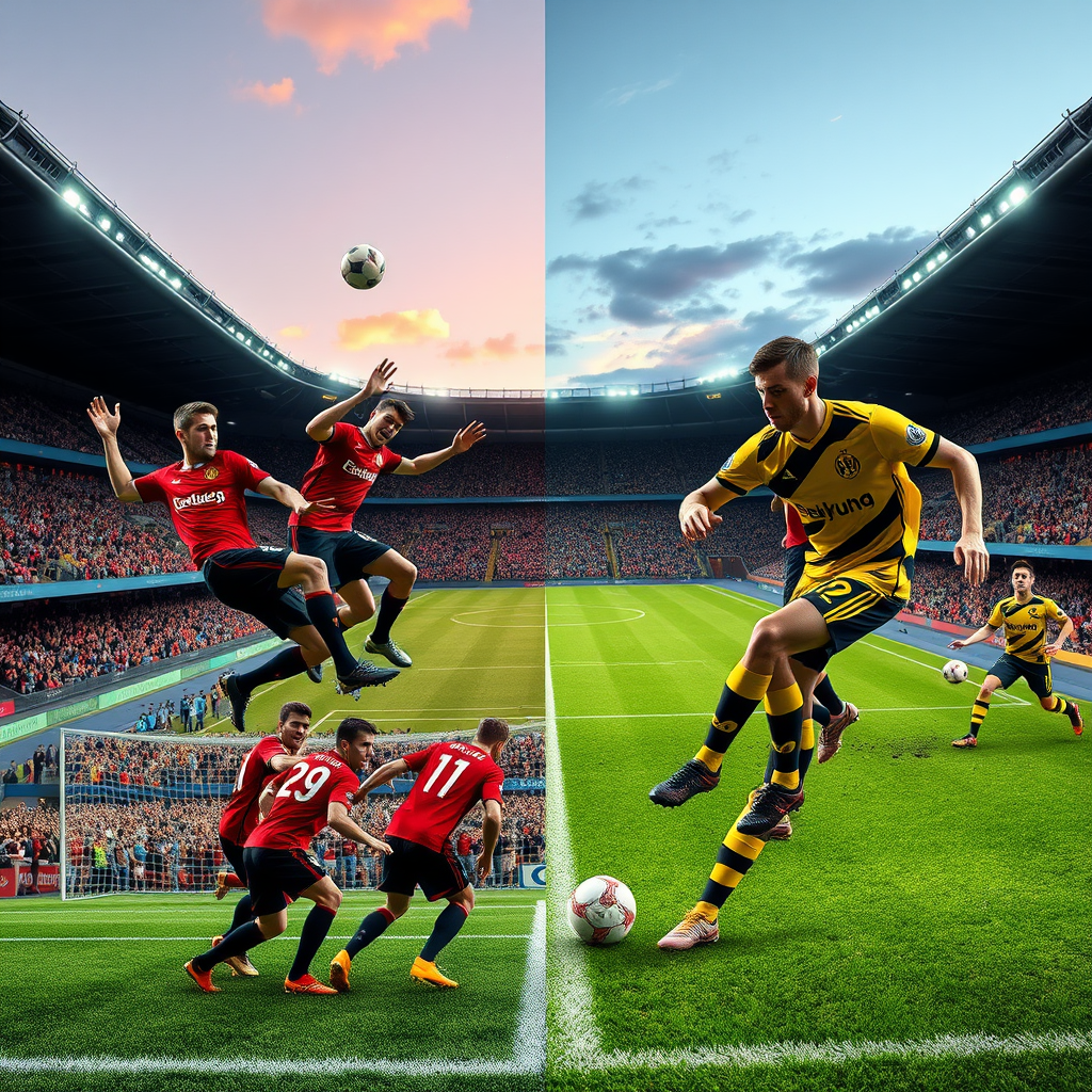 팀 통계 비교: 아인트라흐트와 도르트문트의 특징