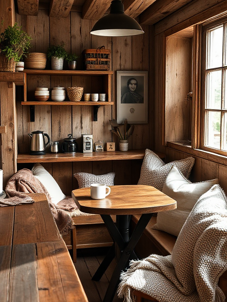 Farmhouse coffee bar ideas