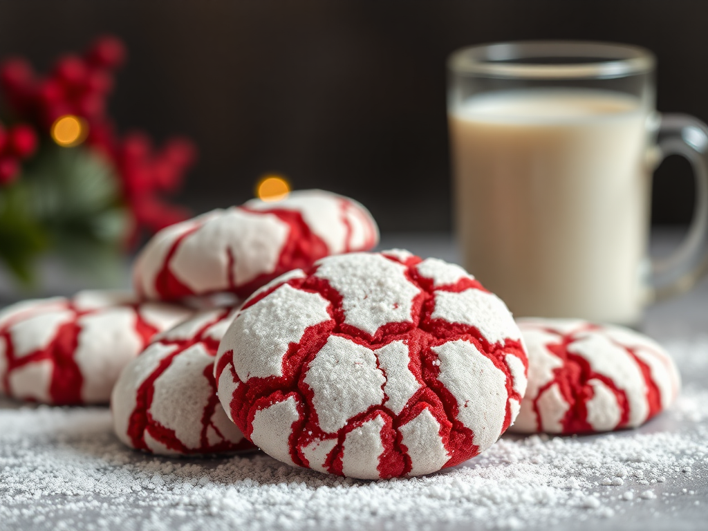 Image for Red Velvet Crinkle Cookies