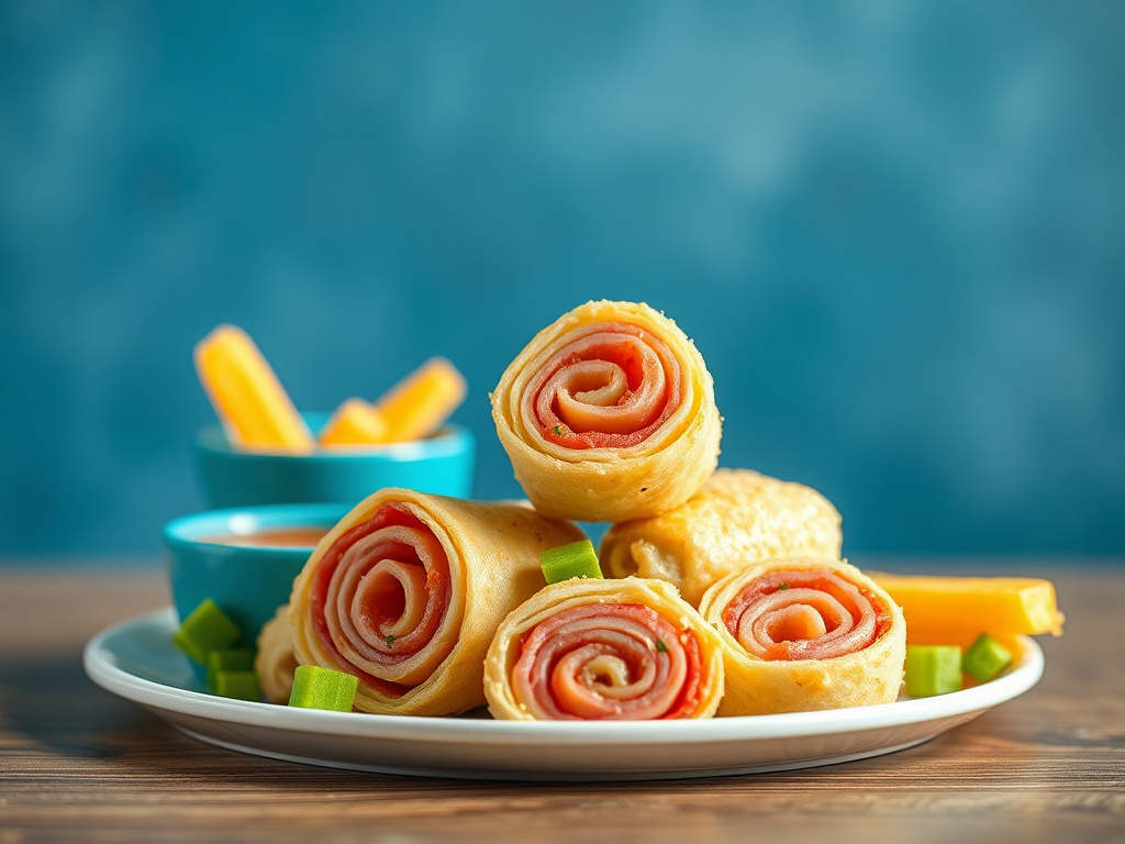 Image for Ham and Cheese Pinwheels