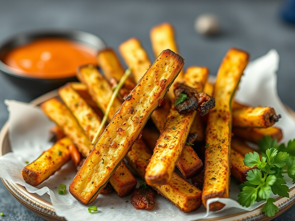 Image for Baked Zucchini Fries: