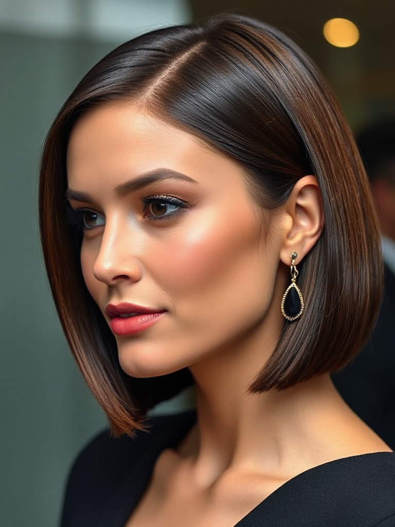 Medium-Length Blunt Bob