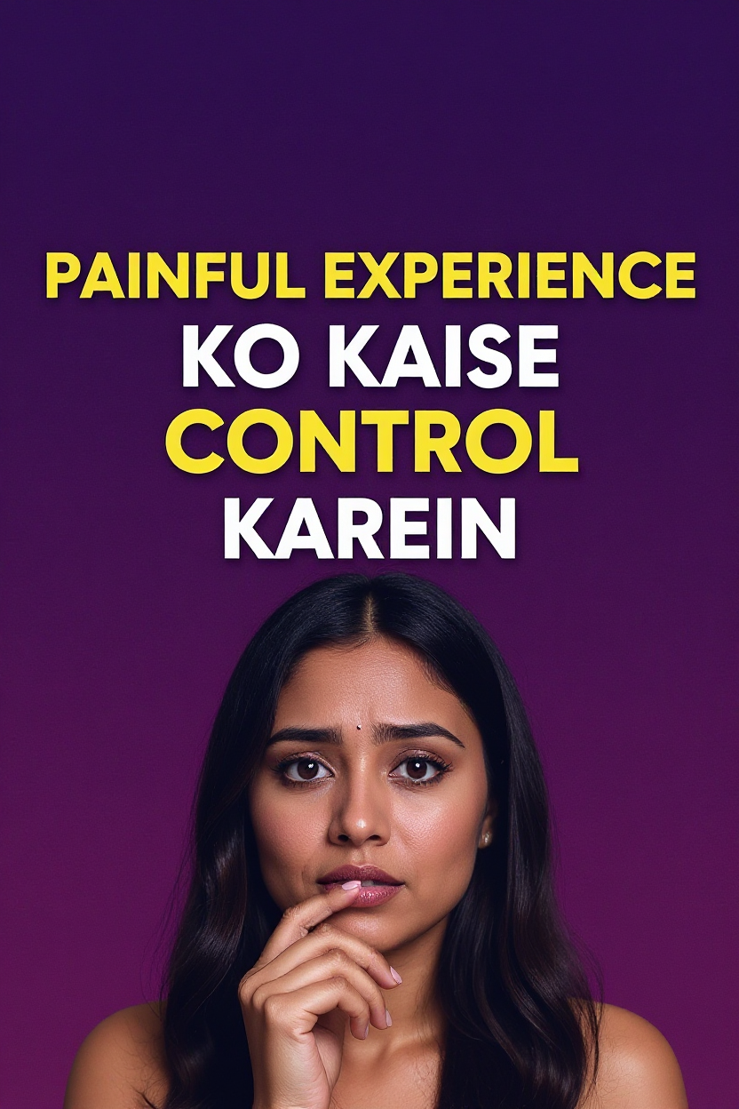 Painful experience ko kaise control karein
