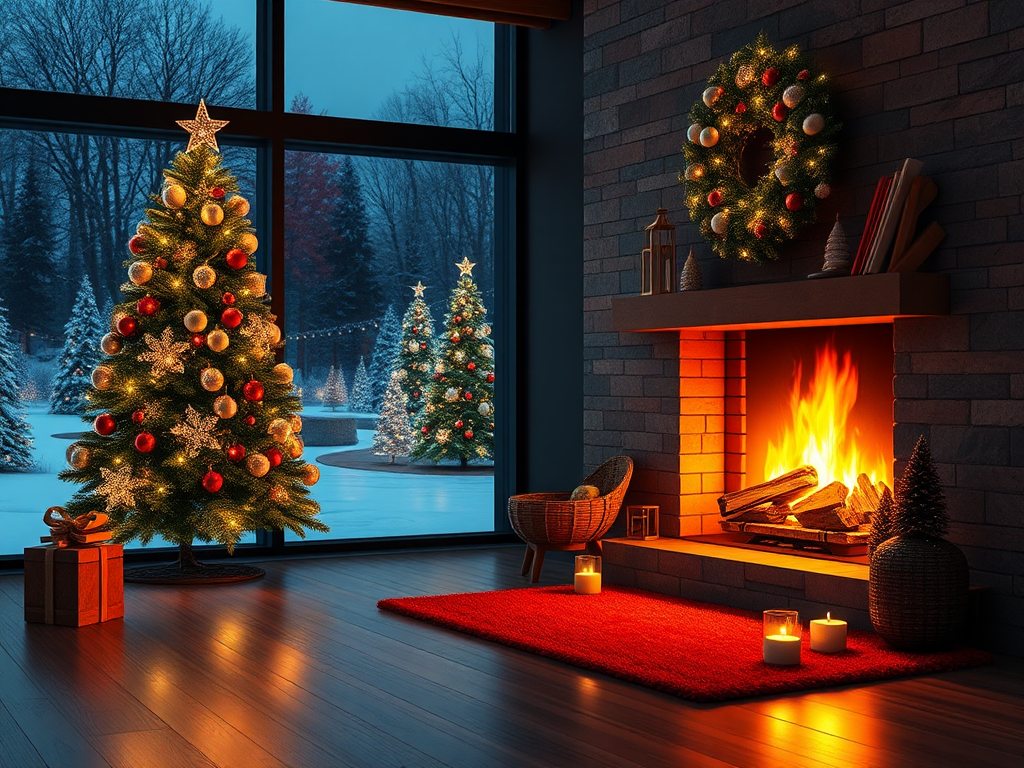 Image for Cozy Fireplace Scene: