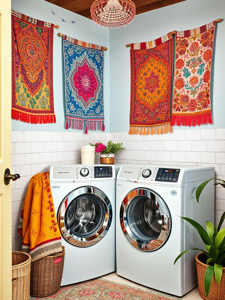 Boho Laundry Room Ideas