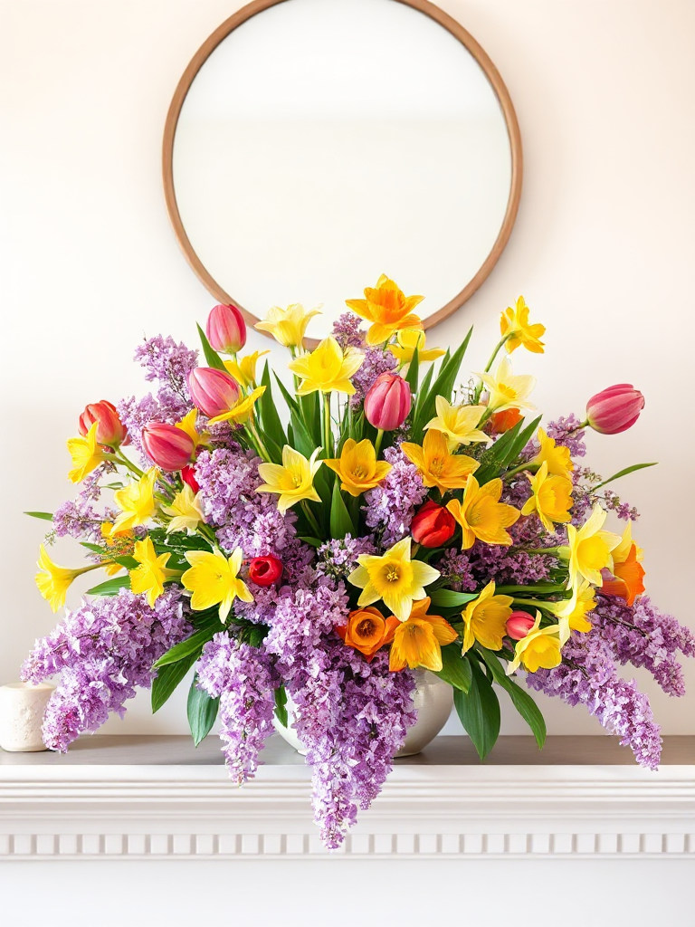 Spring Mantel Decorating Ideas