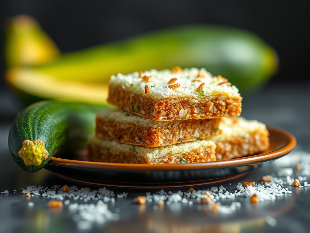 Image for Zucchini and Coconut Bars: