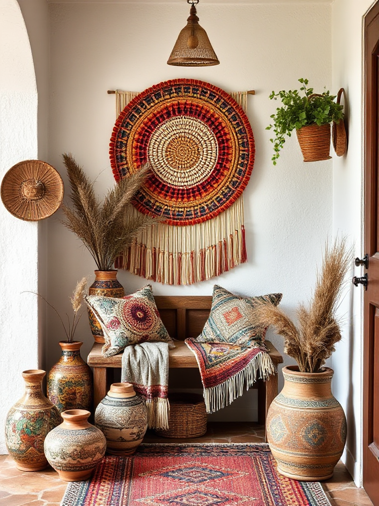 Boho Entryway Ideas