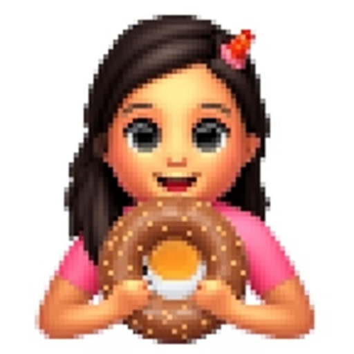 Jennifer Gonzalez eating donuts