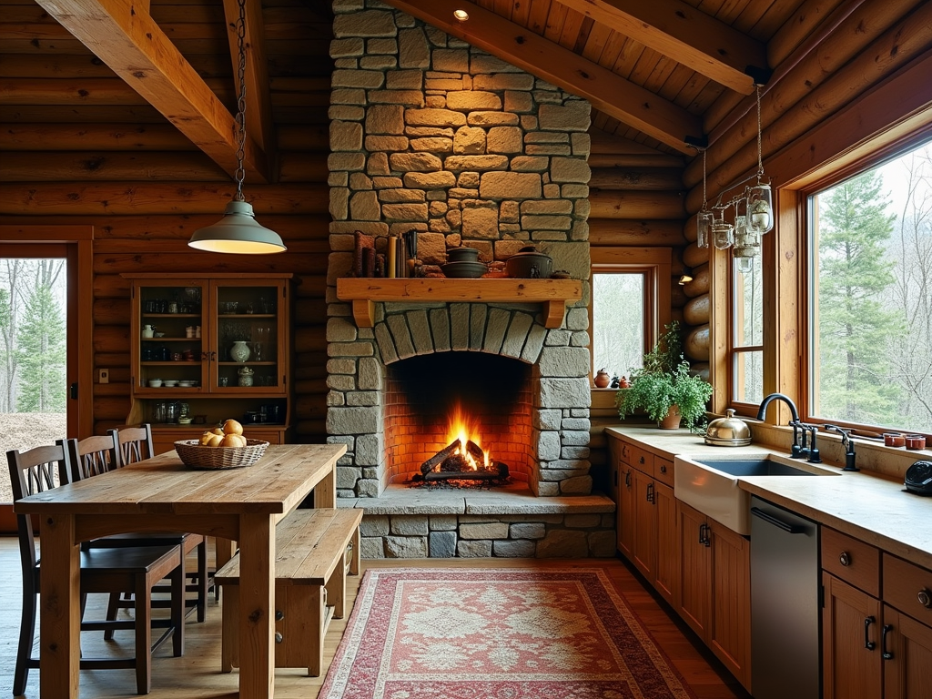 Charming Rustic Cabin Kitchen Ideas